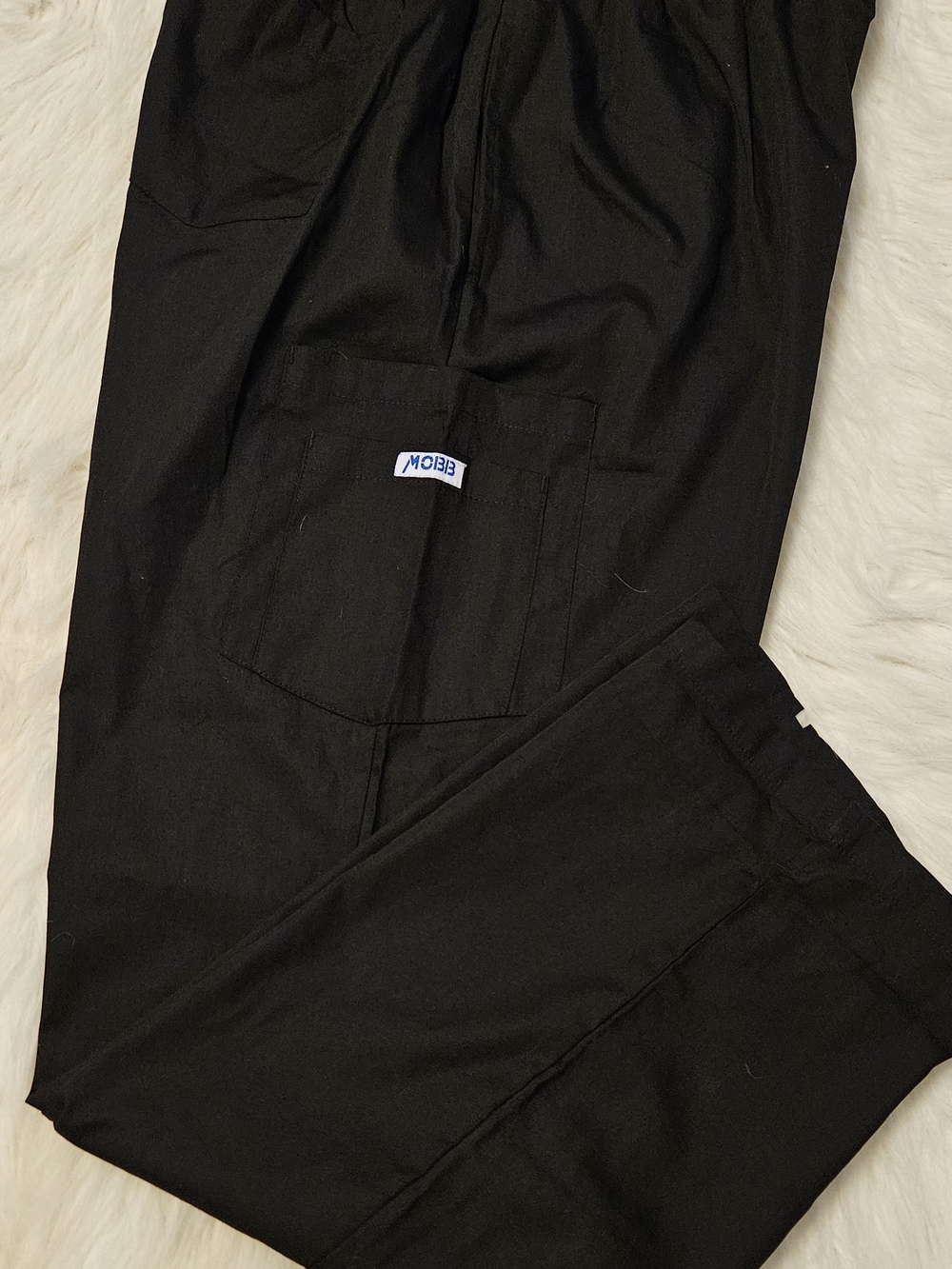 Black Cargo Work Pants for Men